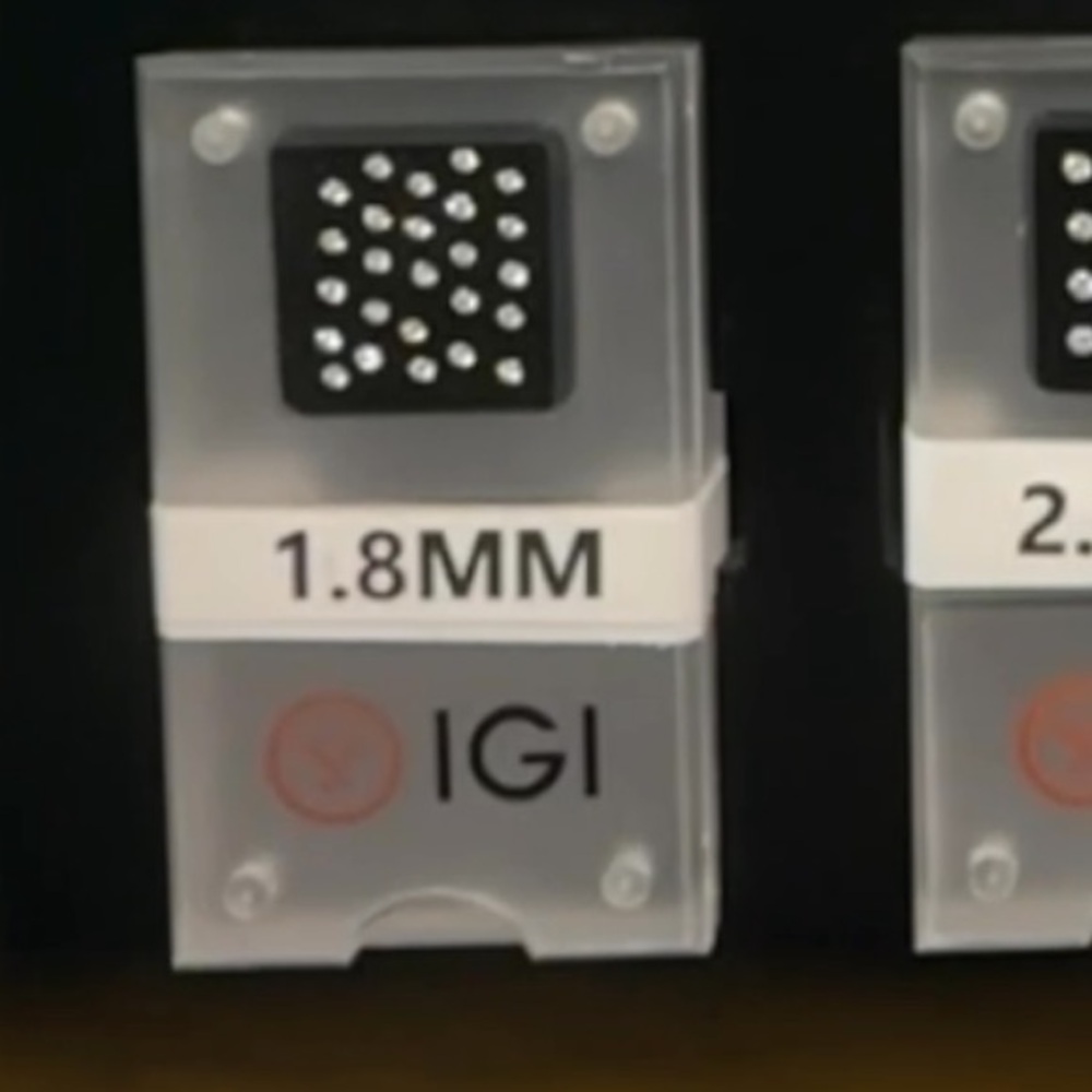 Lab created 1.8mm diamonds